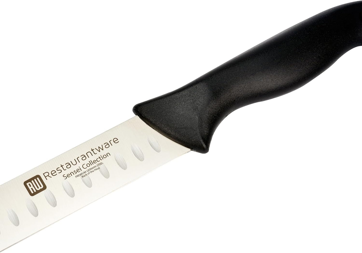 Sensei Back of the Haus - 8-inch Offset Bread Knife - Professional Chef's Kitchen Knife - Durable German Steel - Stain Resistant - With HACCP Coding For Food and Allergen Safety