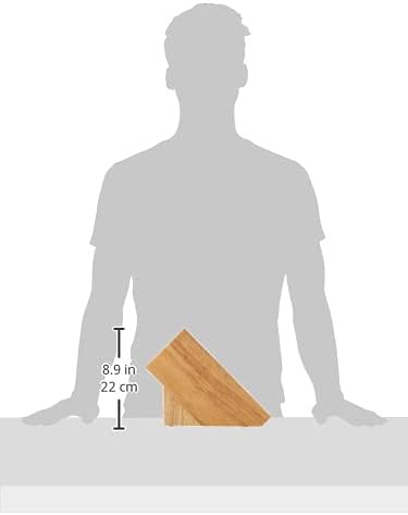 11-Slot Knife Block, Natural | Keeps Kitchen Knives Organized and Blades Protected. Space-Saving Storage That Keeps Your Kitchen Tidy and Safe.
