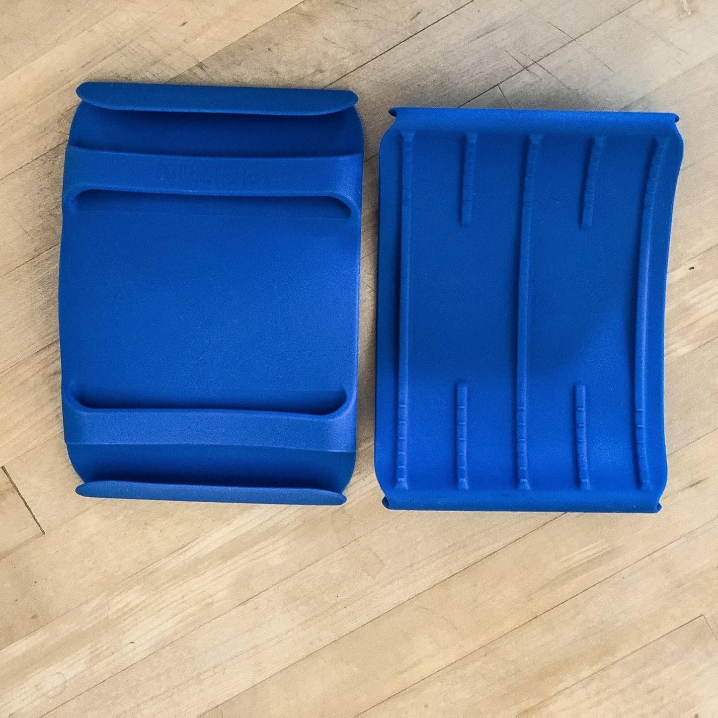 Silicone BBQ & Kitchen Mitt 2-Pack Set (Medium/Large, red)