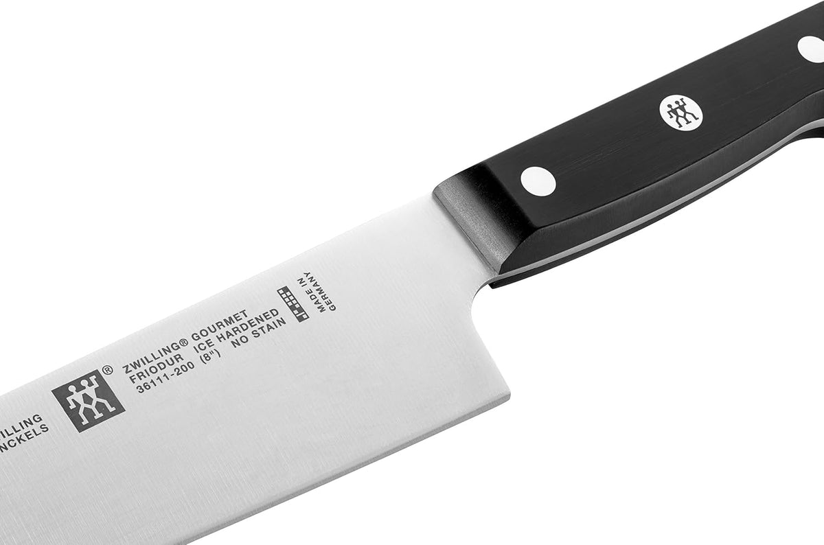 Gourmet 6-Piece Razor-Sharp German Steak Knife Set, Made in Company-Owned German Factory with Special Formula Steel perfected for almost 300 Years, Dishwasher Safe