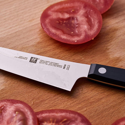Gourmet 6-Piece Razor-Sharp German Steak Knife Set, Made in Company-Owned German Factory with Special Formula Steel perfected for almost 300 Years, Dishwasher Safe
