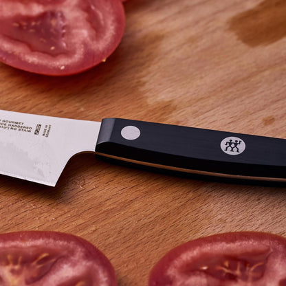 Gourmet 6-Piece Razor-Sharp German Steak Knife Set, Made in Company-Owned German Factory with Special Formula Steel perfected for almost 300 Years, Dishwasher Safe