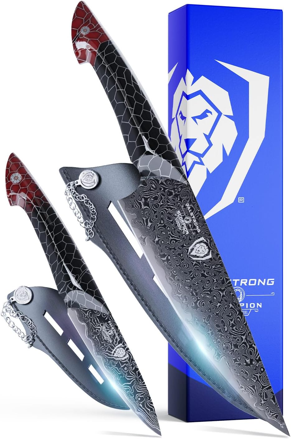 8" Chef Knife - AUS-12V Steel 66+ HRC