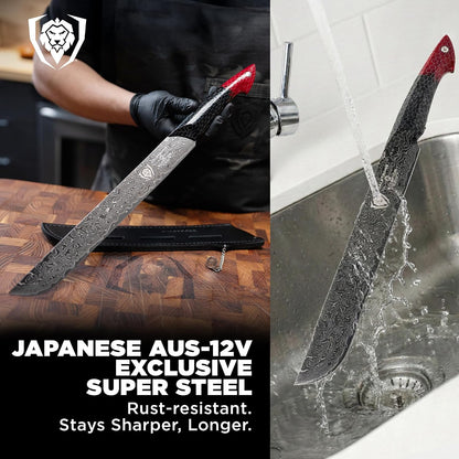8" Chef Knife - AUS-12V Steel 66+ HRC