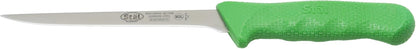 6" Red Plastic Boning Knife, Narrow Handle
