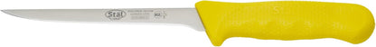 6" Red Plastic Boning Knife, Narrow Handle