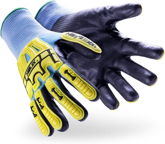 Cut-Resistant Impact Protection Polyurethane Palm Knit Work Gloves | Helix® Core 3012