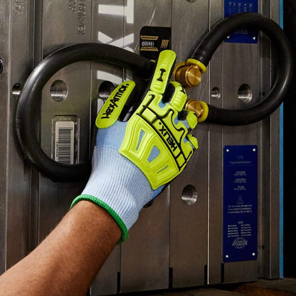 Cut-Resistant Impact Protection Polyurethane Palm Knit Work Gloves | Helix® Core 3012