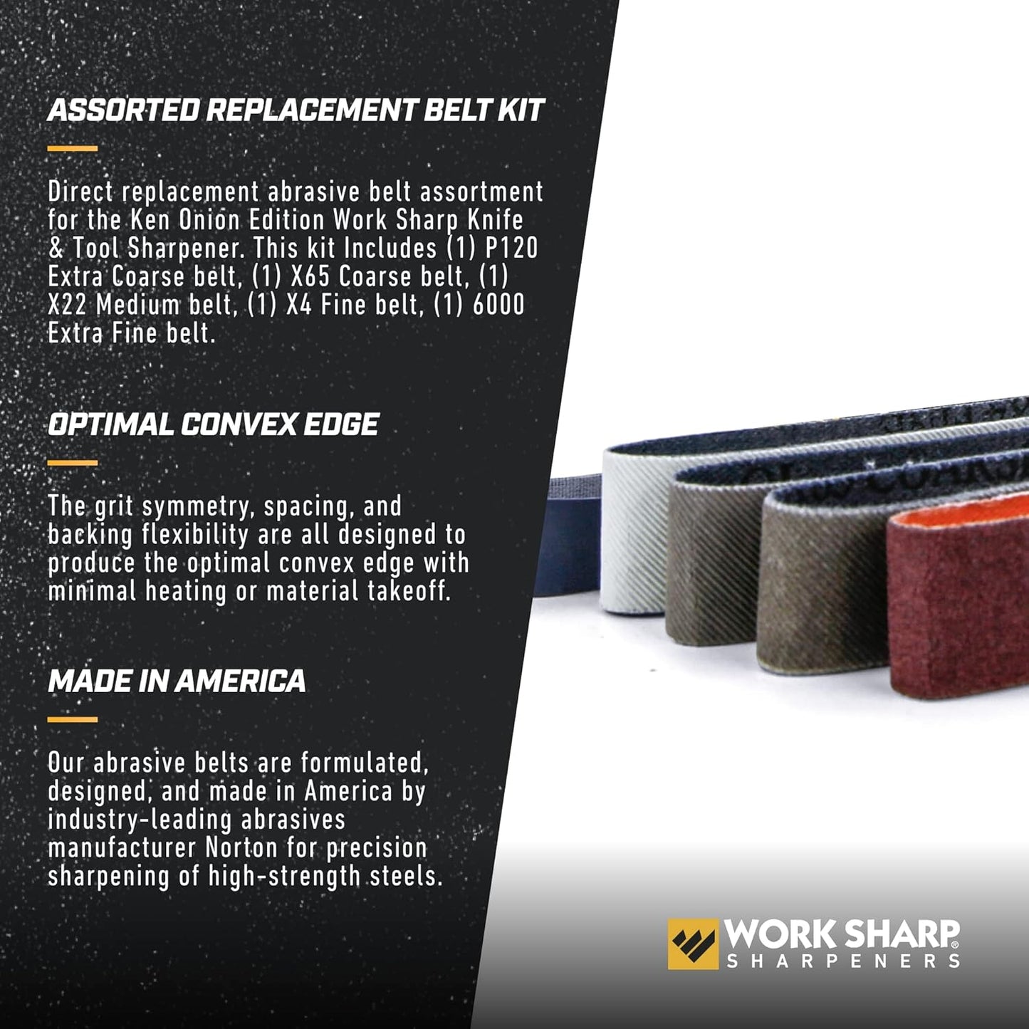 WSSAKO81113 Assorted Belt Kit Replacement for Ken Onion Edition