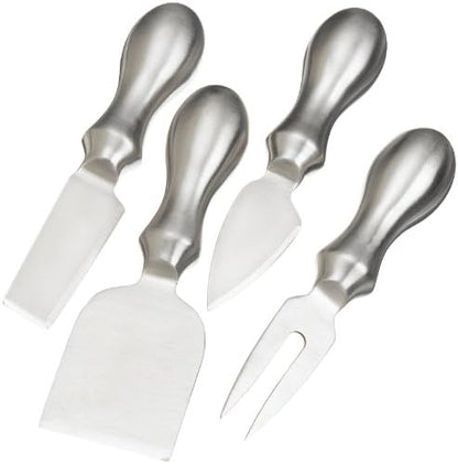 K-4-S Stainless Steel Cheese Knives, Set of 4