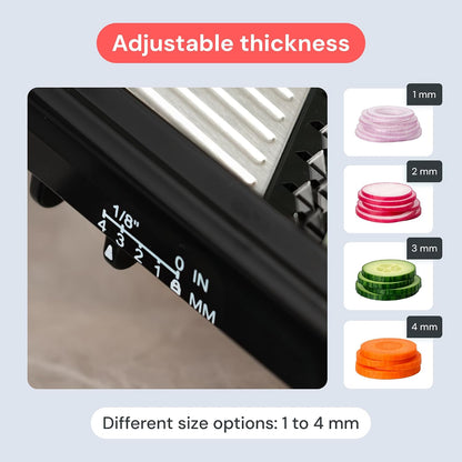 Handheld Mandoline Vegetable Slicer & Julienne Cutter