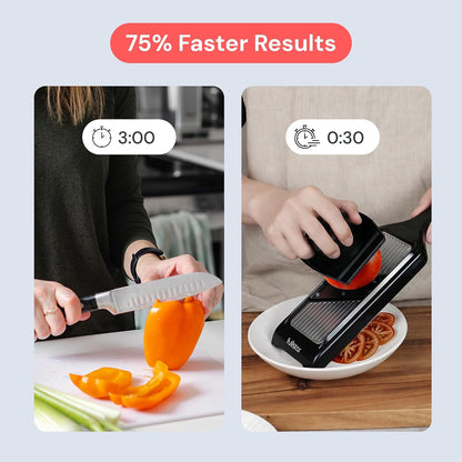 Handheld Mandoline Vegetable Slicer & Julienne Cutter