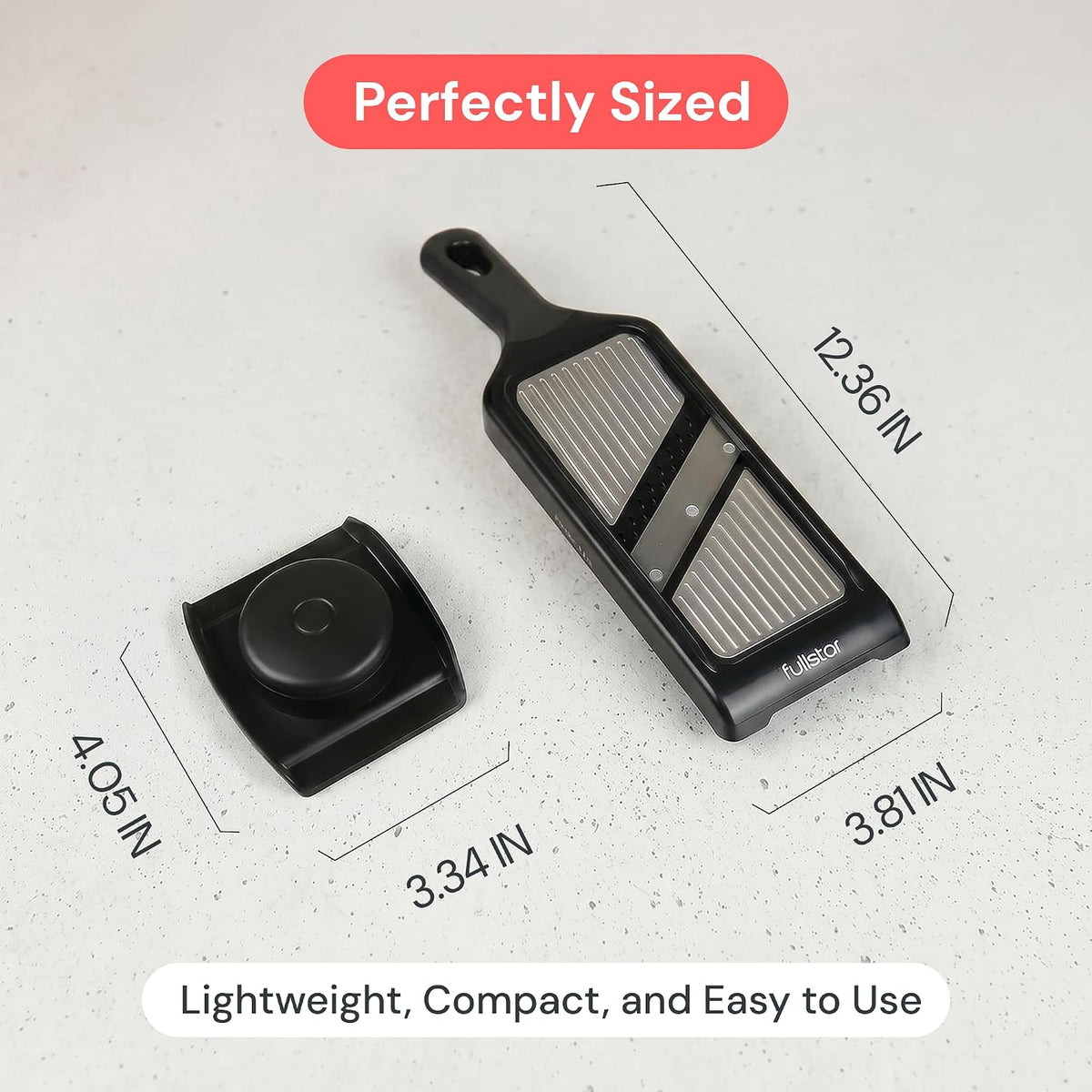 Handheld Mandoline Vegetable Slicer & Julienne Cutter