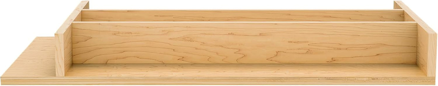 Natural Maple Right Size Utensil Insert Home Storage Kitchen Organizer 7 Compartment Drawer Accessory, 19-1/4" x 19-1/2", 4WUT-24SH-1