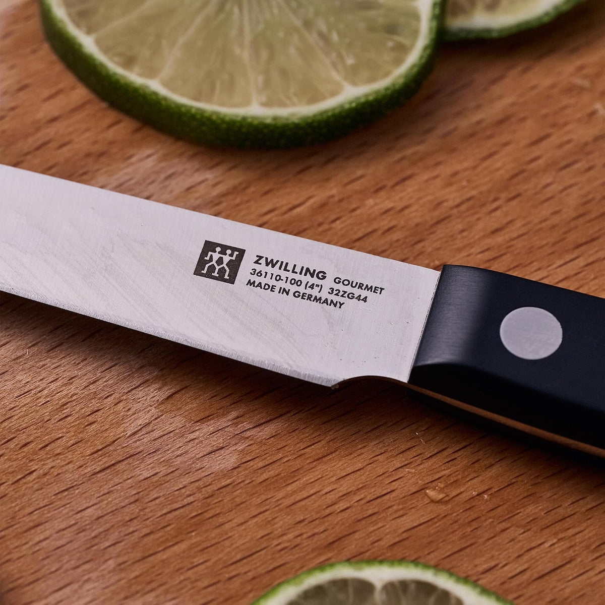 Gourmet 8-inch Razor-Sharp German Carving/Slicing Knife, Made in Company-Owned German Factory with Special Formula Steel perfected for almost 300 Years, Dishwasher Safe