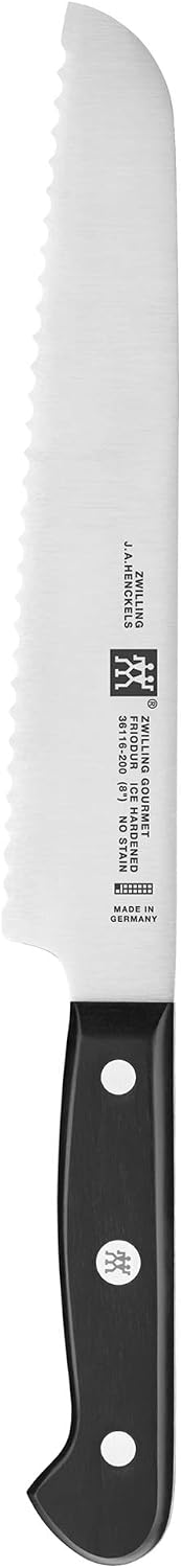 Gourmet 8-inch Razor-Sharp German Carving/Slicing Knife, Made in Company-Owned German Factory with Special Formula Steel perfected for almost 300 Years, Dishwasher Safe