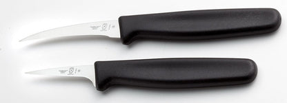 Thai Fruit Carving Knife Set, 2 Inch & 2.5 Inch, Black Handles