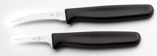 Thai Fruit Carving Knife Set, 2 Inch & 2.5 Inch, Black Handles
