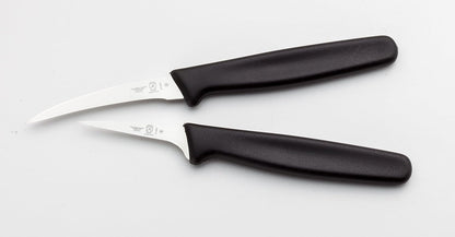 Thai Fruit Carving Knife Set, 2 Inch & 2.5 Inch, Black Handles