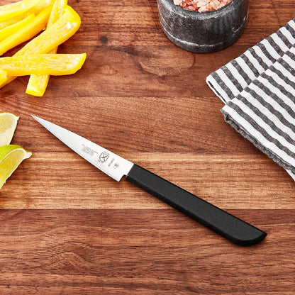 Thai Fruit Carving Knife Set, 2 Inch & 2.5 Inch, Black Handles