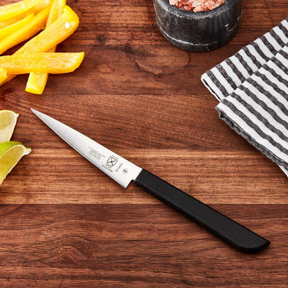 Thai Fruit Carving Knife Set, 2 Inch & 2.5 Inch, Black Handles