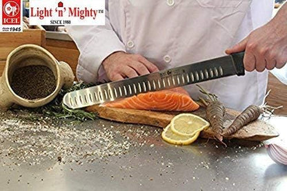 12-inch Blade Granton Edge, Turkey, Salmon, ham Slicer, Meat Slicing Knife. NSF Approved, Best Knife to Slice Large Roast and Whole Turkey.