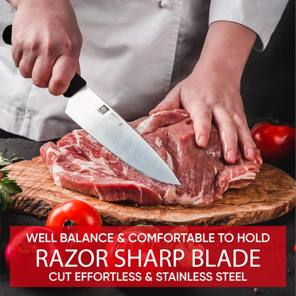 12-inch Blade Granton Edge, Turkey, Salmon, ham Slicer, Meat Slicing Knife. NSF Approved, Best Knife to Slice Large Roast and Whole Turkey.