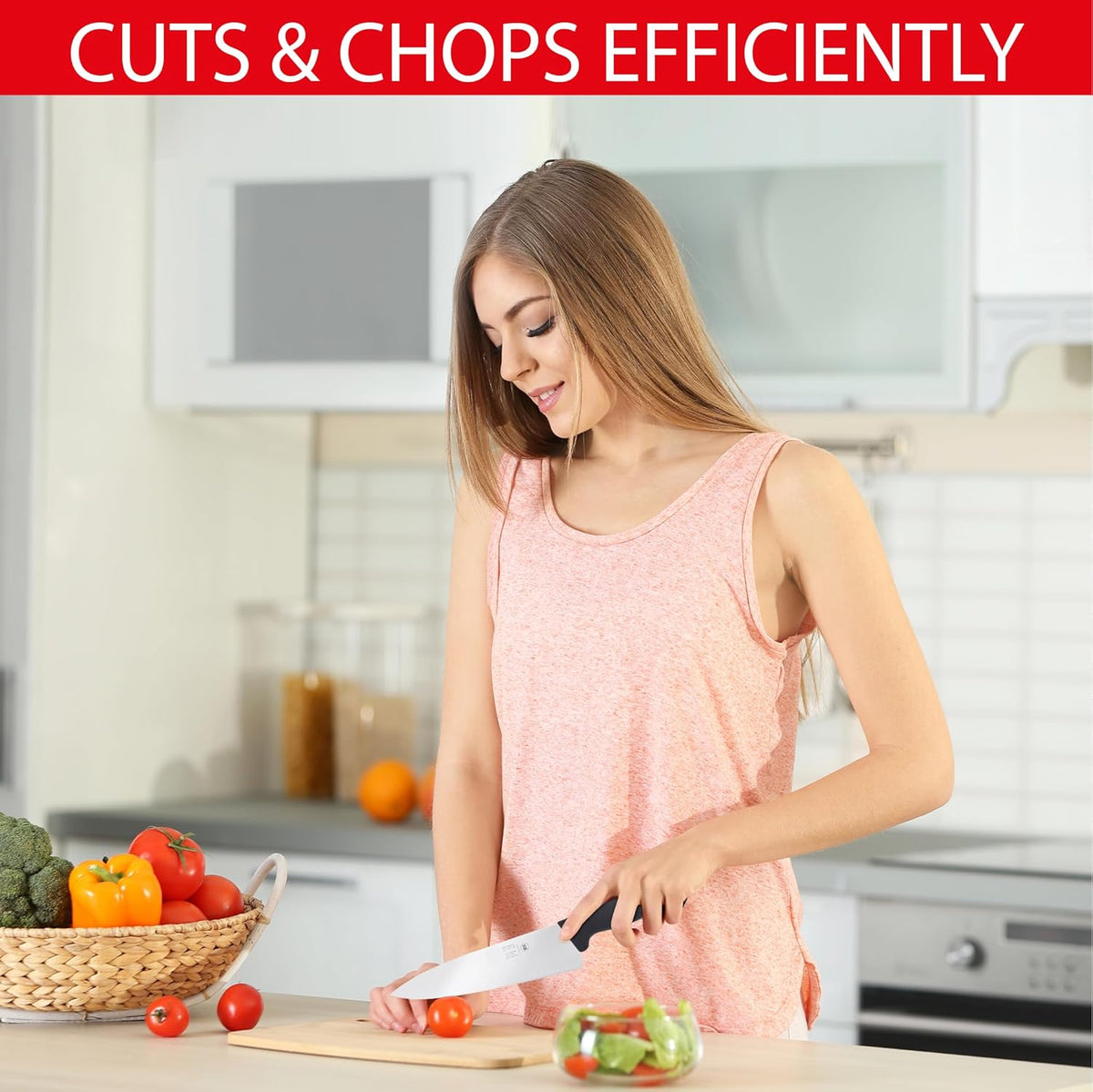 12-inch Blade Granton Edge, Turkey, Salmon, ham Slicer, Meat Slicing Knife. NSF Approved, Best Knife to Slice Large Roast and Whole Turkey.