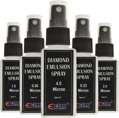 Poly Diamond Stropping Suspension Emulsion Spray Abrasive Lapping Fluid Premium Stropping Sharpening Razor Knife Blade (0.25 Micron)