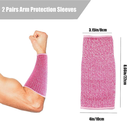 Arm Protection Sleeves Level 5 Protection Cut Burn Resistant Sleeve Anti Abrasion Forearm Cover Protector