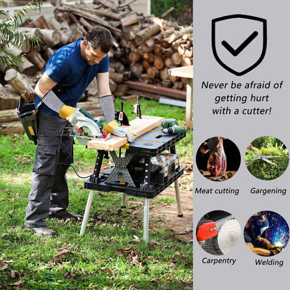 Arm Protection Sleeves Level 5 Protection Cut Burn Resistant Sleeve Anti Abrasion Forearm Cover Protector