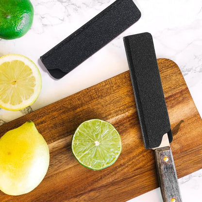 4'' Knife Guard 3 PCS Knife Edge Guards Universal Paring Knifes Sheath Waterproof Abrasion Resistant Knifes Covers or Sleeves, Plastic and Felt