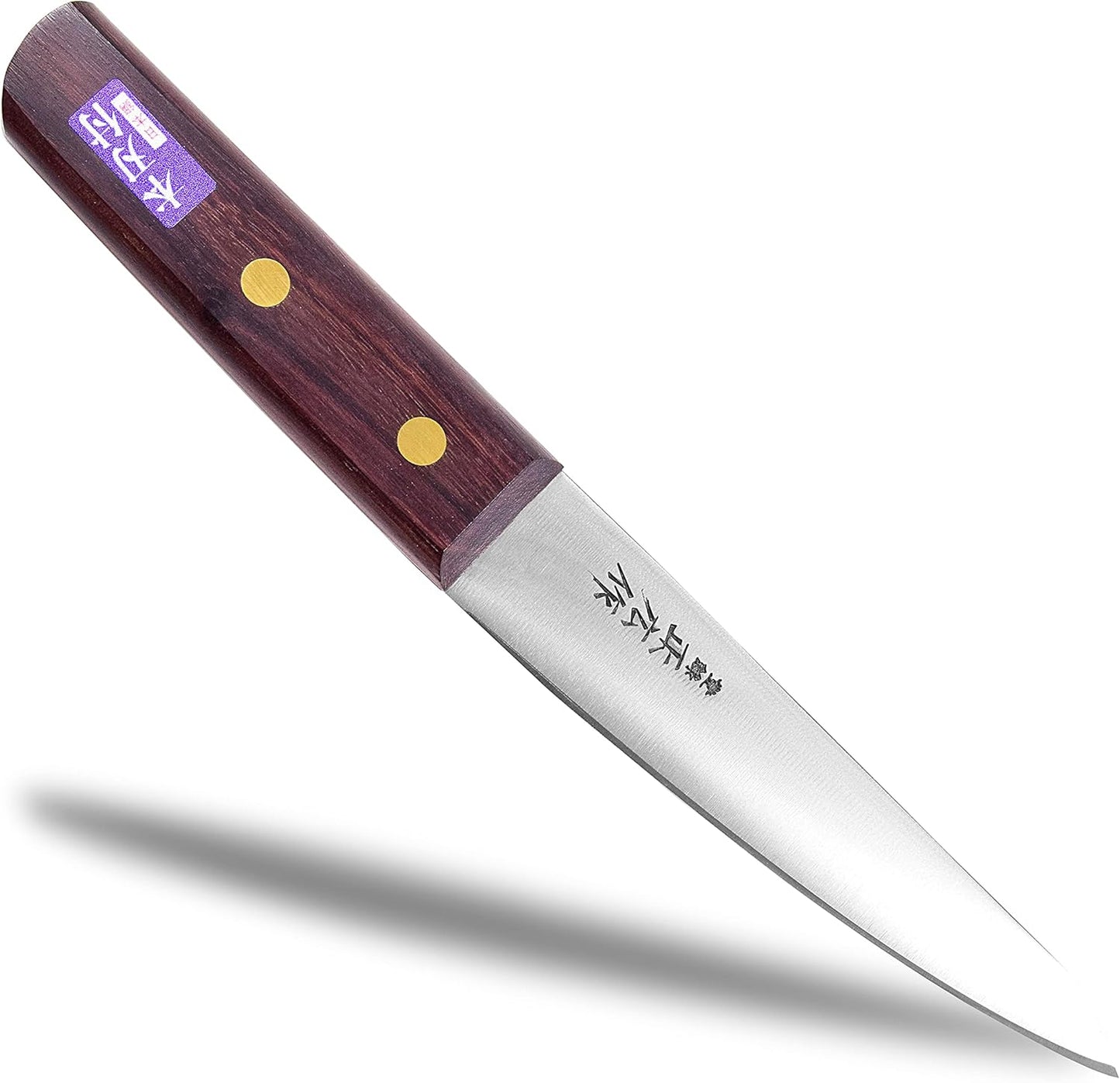 Masahiro Japanese Boning Knife Honesuki Knife 5.9" 150mm Traiangle Type | Seki Japan Japanese Carbon Steel Kitchen Cutlery, Chef Knives with Rose Wood Handle