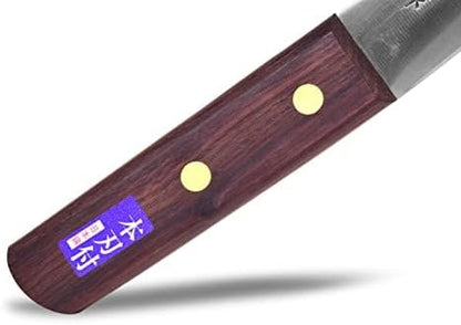 Masahiro Japanese Boning Knife Honesuki Knife 5.9" 150mm Traiangle Type | Seki Japan Japanese Carbon Steel Kitchen Cutlery, Chef Knives with Rose Wood Handle