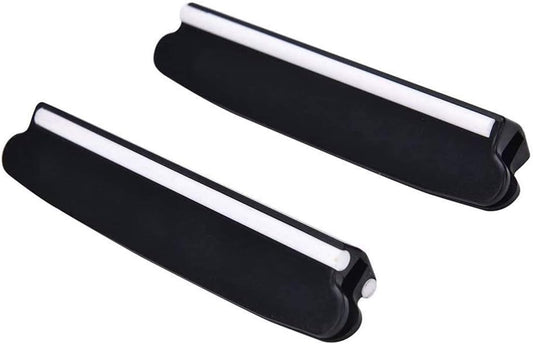 Professional Knife Sharpening Guide, Knife Sharpener Angle Guide, Sharpening Guide for Whetstone, Black(2 Pack)