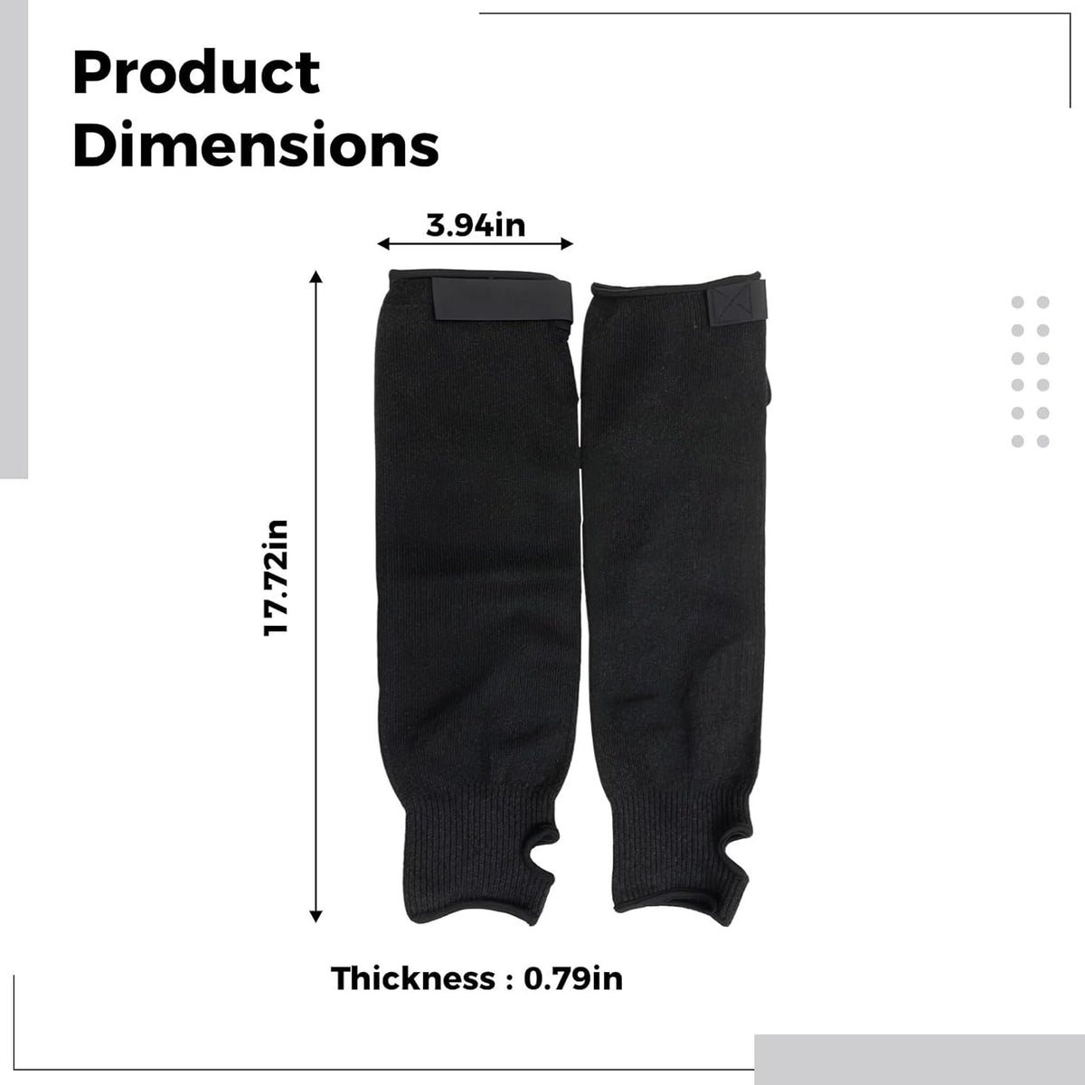 Men 5-Level Anti-Cut Sleeves, 45 Cm Arm Protection Hppe, Thumb Hole Design, Welding, Metalwork, Food Processing, Gardening, Animal Care Ideal For