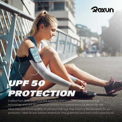 Arm Sleeves Cooling UV Sun Protection Sport Compression for Men Women | UPF50,Seamless cover arms,Tattoo-covering,Lightweight & breathable,daily wear,Outdoor work,Basketball Baseball,Mangas