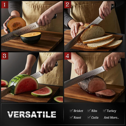 Brisket Knife, 12 inch Carving Knife for Meat