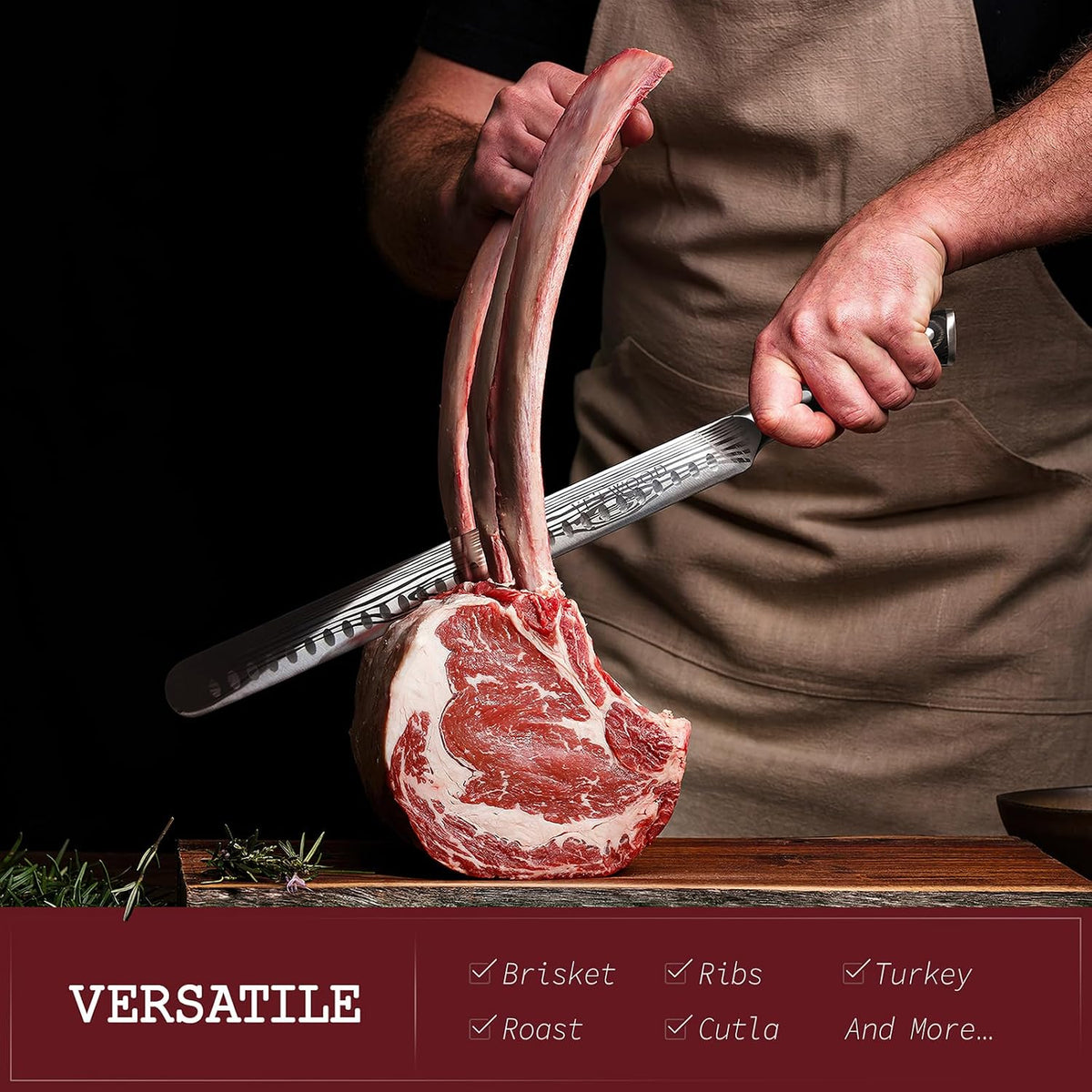 Brisket Knife, 12 inch Carving Knife for Meat