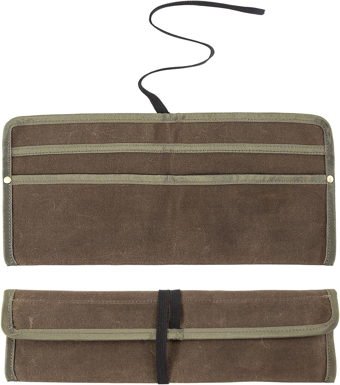 Chef Knife Sheath,Waxed Canvas Single Chef Knife Case Bag Roll for Traval,Sheaths for Chef's Kitchen knives,Tool Organizer Pouch Culinary Accessories Cooking Tools Roll,Gifts for Men