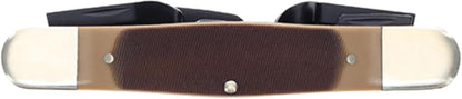 24OT Splinter Carvin' 6in Traditional Folding Whittling Knife with 1.5in Detail Blade, Sawcut Handle, Nickel Silver Bolsters, and Convenient Size for Carving, Camping, EDC, and Outdoors