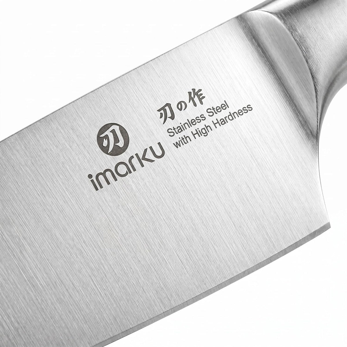 High-Carbon Stainless Steel Knife Set with Block