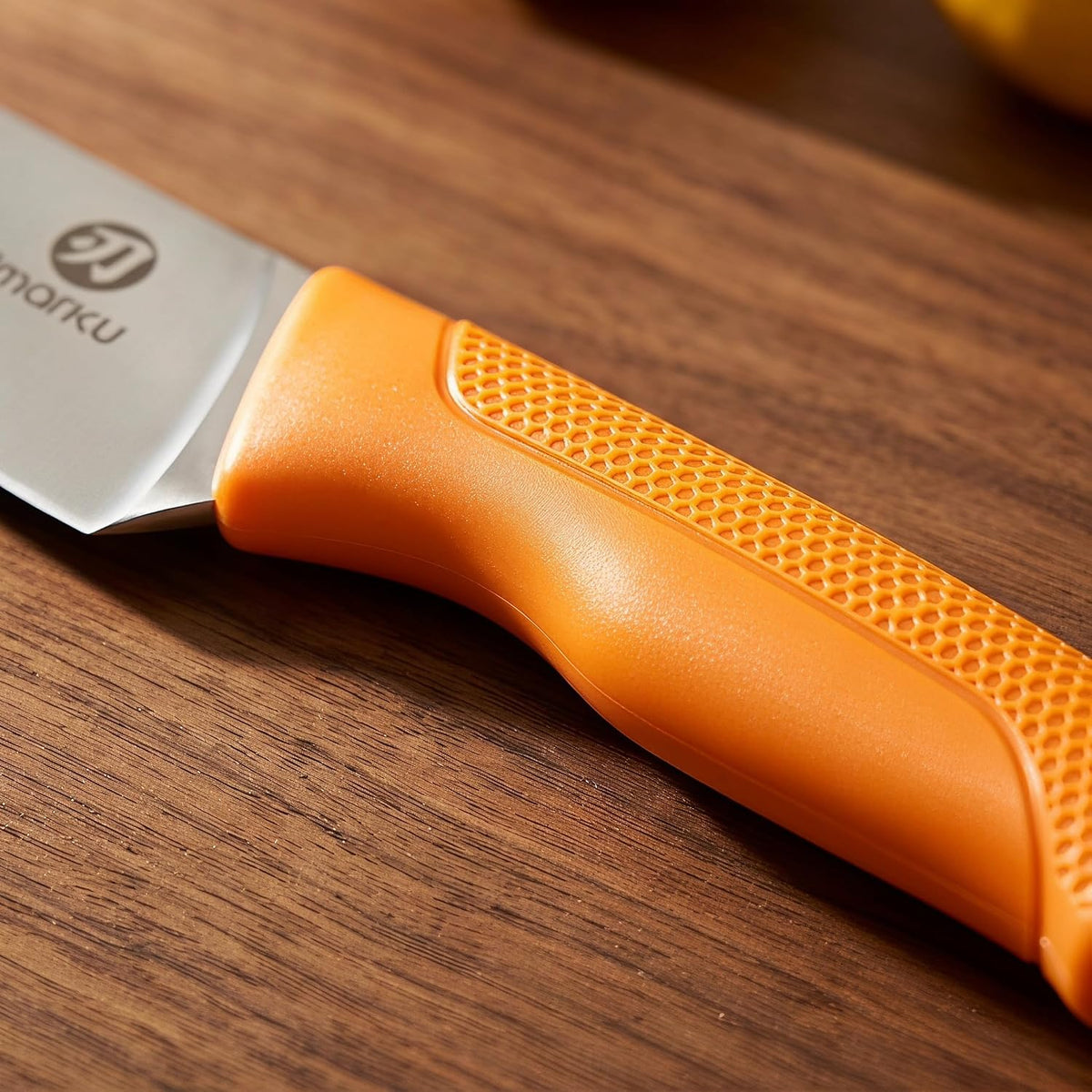 High-Carbon Stainless Steel Knife Set with Block