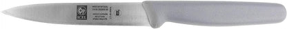 4 Inch Paring Knife - Straight Edge, High Carbon German Stainless Steel, Razor Sharp Blade, Rust-Proof, Perfect for Paring, Slicing, Dicing, Cutting and Chopping, Gray Polypropylene Handle