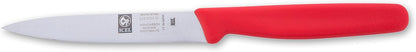 4 Inch Paring Knife - Straight Edge, High Carbon German Stainless Steel, Razor Sharp Blade, Rust-Proof, Perfect for Paring, Slicing, Dicing, Cutting and Chopping, Gray Polypropylene Handle