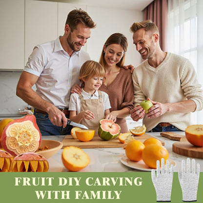 80Pcs Stainless Steel Fruit Carving Tools Set with Wooden Box | Professional Watermelon Carving Knife Kit with Ergonomic Handles, Durable Fruit Cutting Tools for Culinary Arts, Sculpting