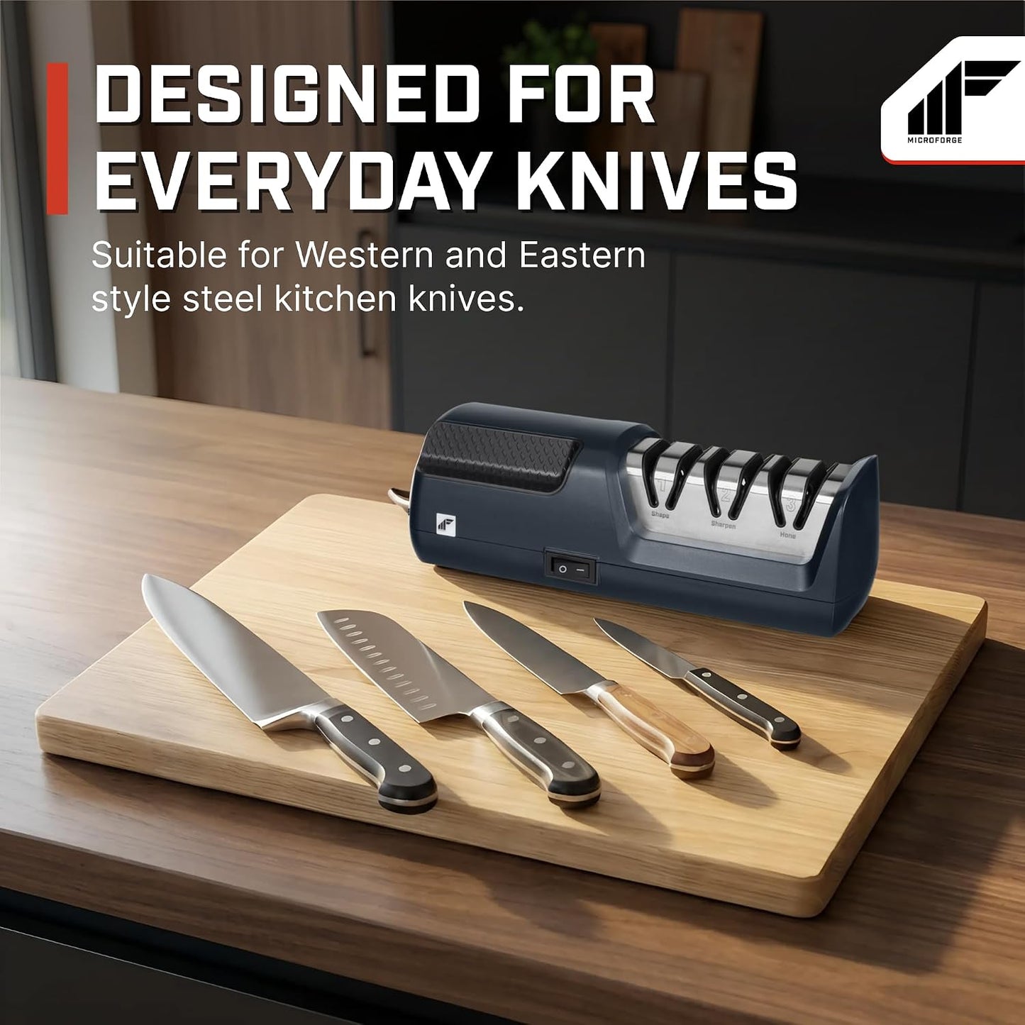 MF-855 Electric Knife Sharpener for Home Kitchens