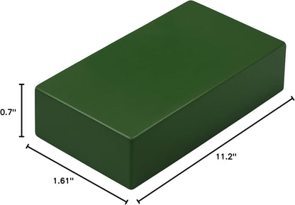 Leather Strop for Knife Sharpening, Double-Sided Paddle Strop with Green Polishing Compound, Wood Handle Stropping Block for Honing Knives, Chisels & Woodcarving Tools, for Diamond Pastes