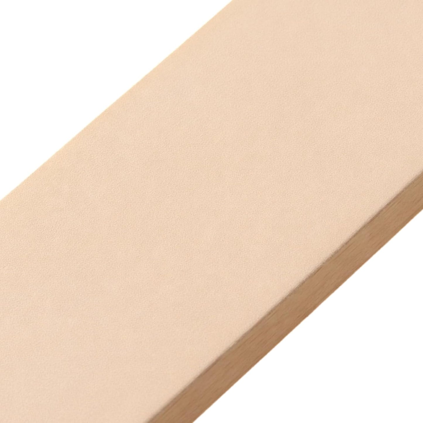 Leather Strop for Knife Sharpening, Double-Sided Paddle Strop with Green Polishing Compound, Wood Handle Stropping Block for Honing Knives, Chisels & Woodcarving Tools, for Diamond Pastes