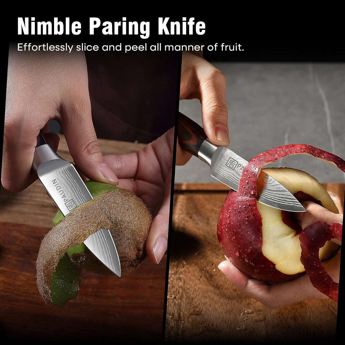 Boning Knife 6 Inch, Super Sharp Fillet Knife, German High Carbon Stainless Steel Deboning Knives, Professional Boning Knives for Meat Poultry Chicken, Pakkawood Handle with Gift Box
